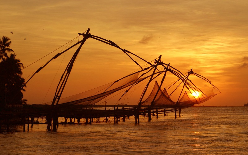 Chinese fishig nets, Cochin